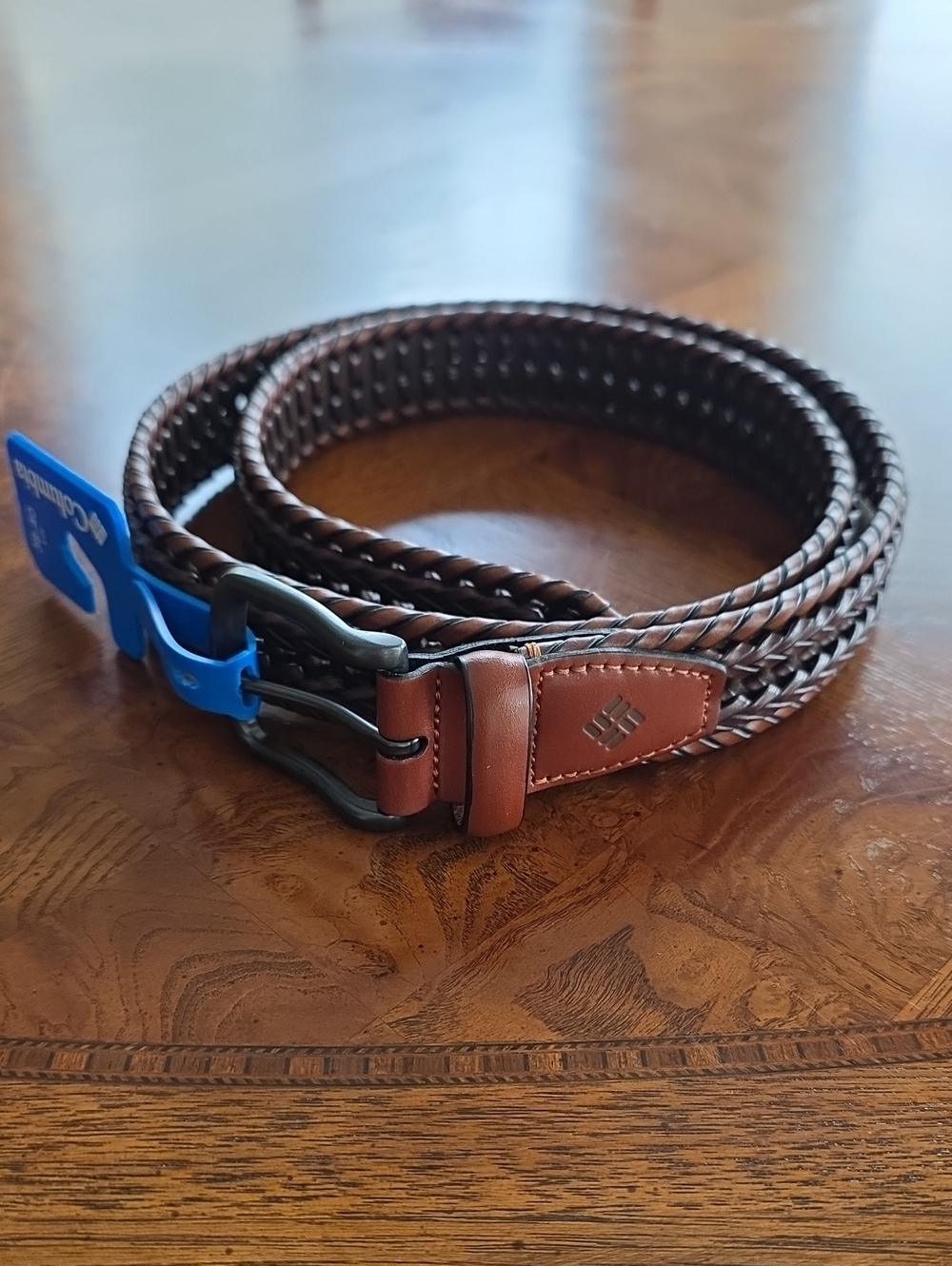 Columbia Hand Laced Belt Men’s Size L 38-40 Brown - NEW